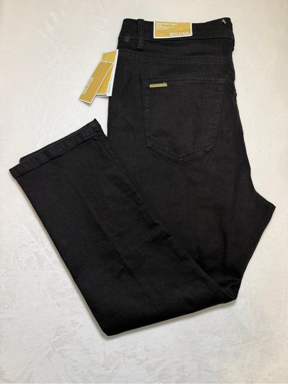 MICHAEL Michael Kors Women's High-Rise Black Jeans